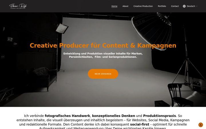 Screenshot di florianreick.com