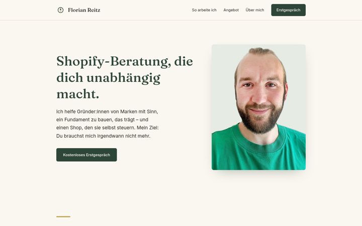 Screenshot of florianreitz.com