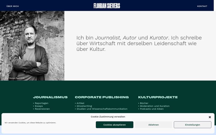 Screenshot ta' floriansievers.de