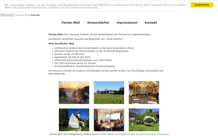 Screenshot of florianweil.de