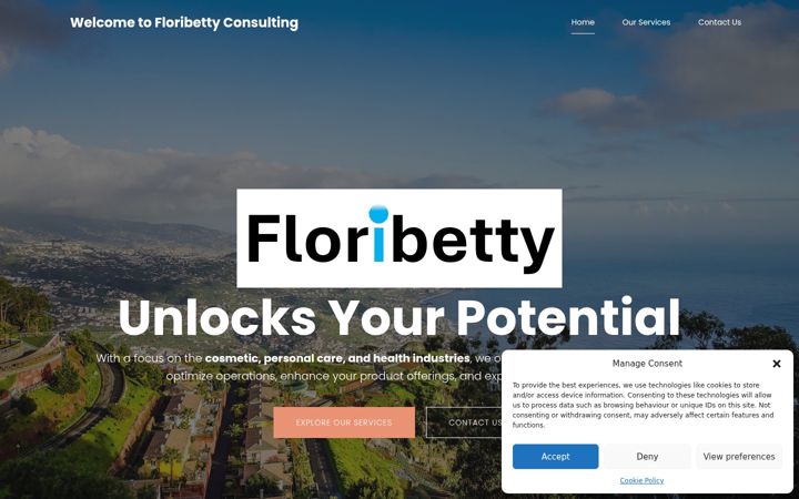 Screenshot of floribetty.eu