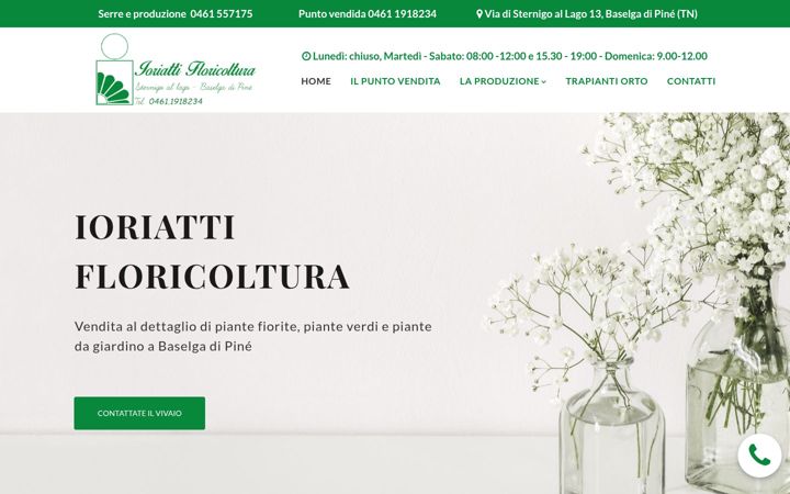 Zrzut ekranu floricolturaioriatti.it