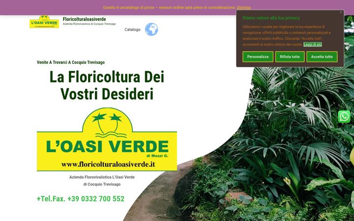 Ekrano kopija floricolturaloasiverde.it