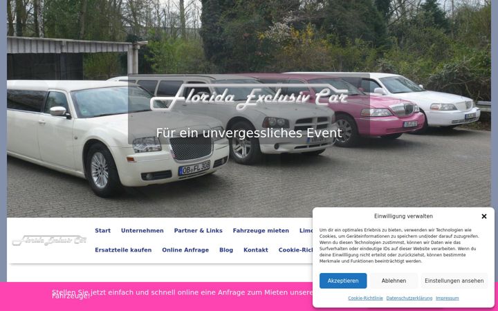 Екранна снимка на florida-exclusiv-car.de