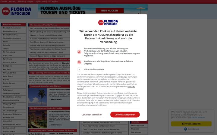 Screenshot of florida-infoguide.de