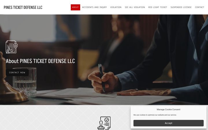 Screenshot of florida-ticket-defense.com