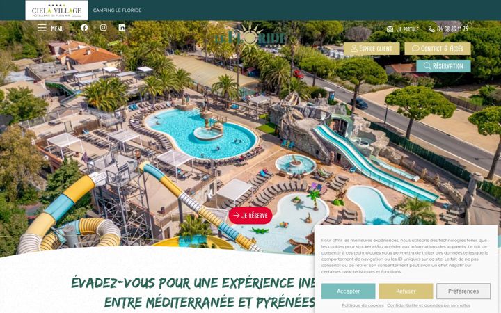 Screenshot of floride.fr