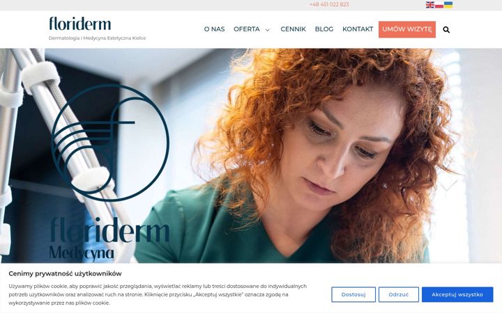 Screenshot of floriderm.pl