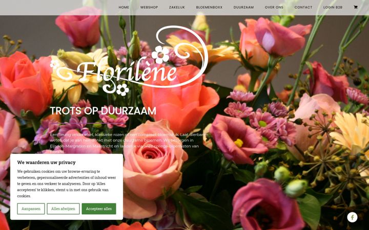 Screenshot of florilene.nl