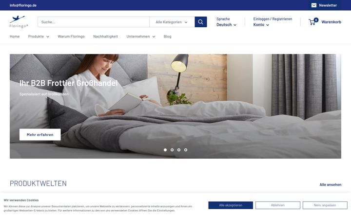 Screenshot of floringo.de
