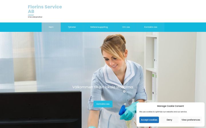 Screenshot of florinsservice.se