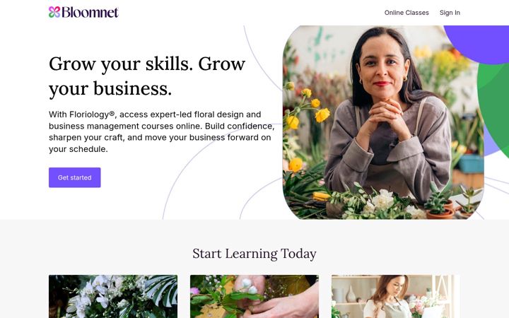 Screenshot of floriologyinstitute.com