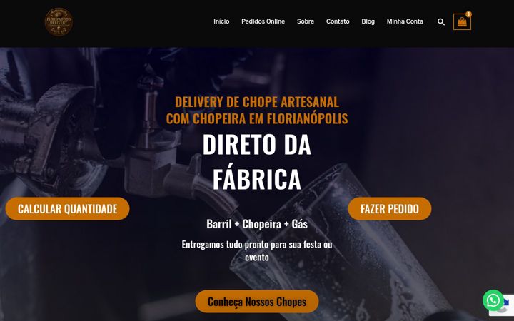 Екранна снимка на floripafooddelivery.com.br