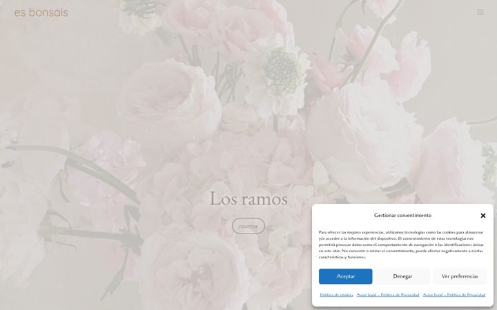 Screenshot of floristeriaenmenorca.com