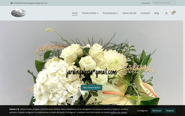 Screenshot of floristeriagaleria.com