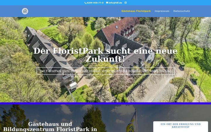 Screenshot of floristpark.de