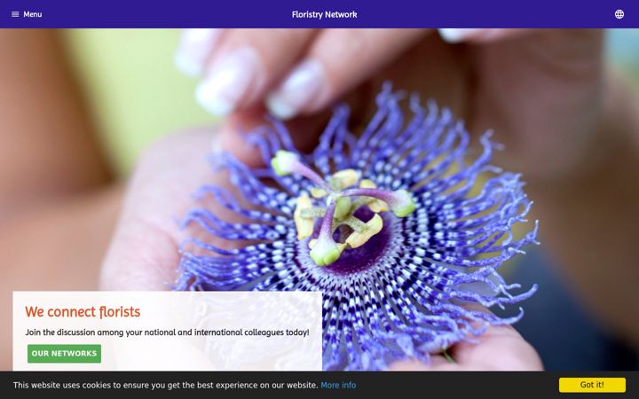 Screenshot of floristry.network