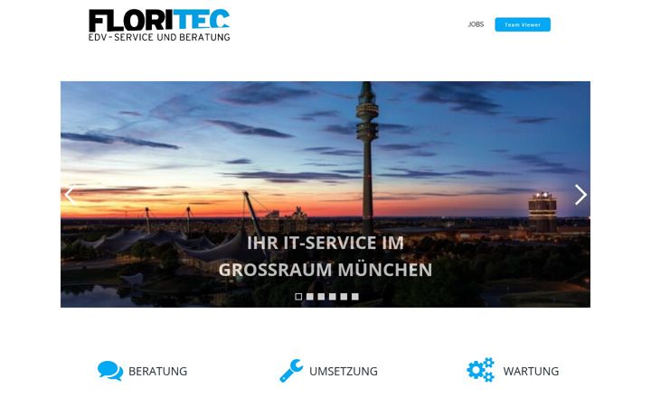 Screenshot of floritec-edv.de