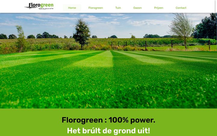 Screenshot of florogreen.nl