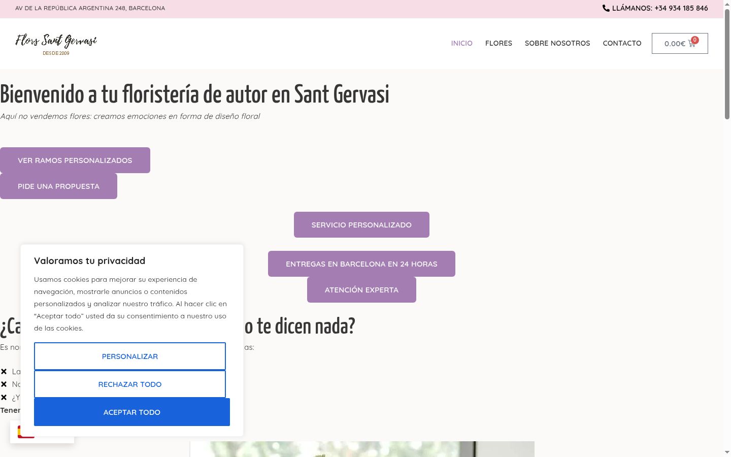 Screenshot tal-banner tal-kunsens muri qabel kwalunkwe interazzjoni