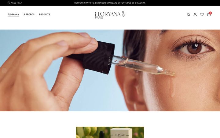 Screenshot of floryanacosmetics.com