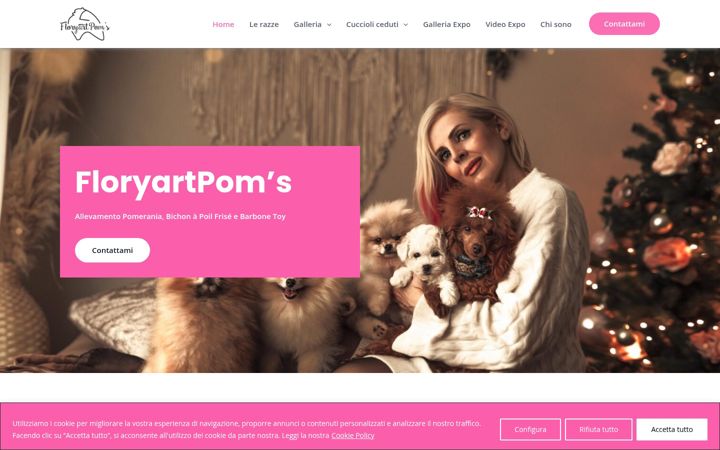 Screenshot of floryartpoms.it