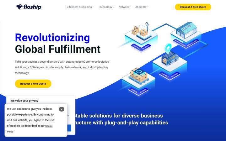 Screenshot of floship.com