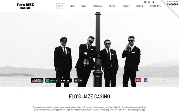 Screenshot of flosjazzcasino.com