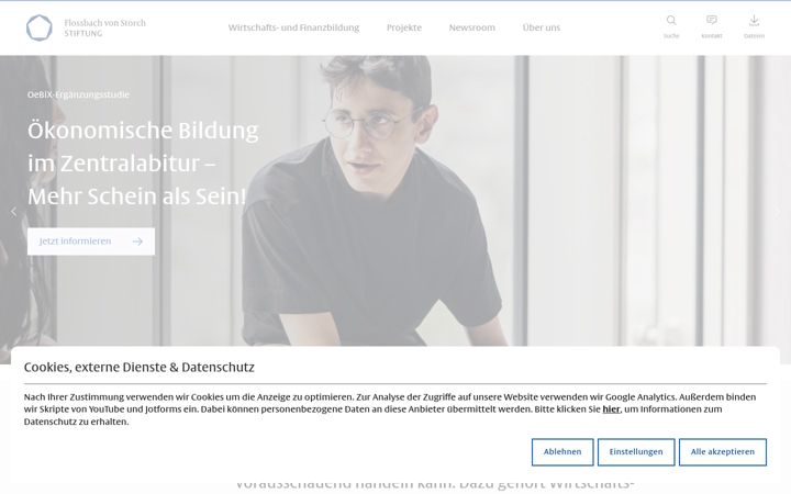 Screenshot of flossbachvonstorch-stiftung.de