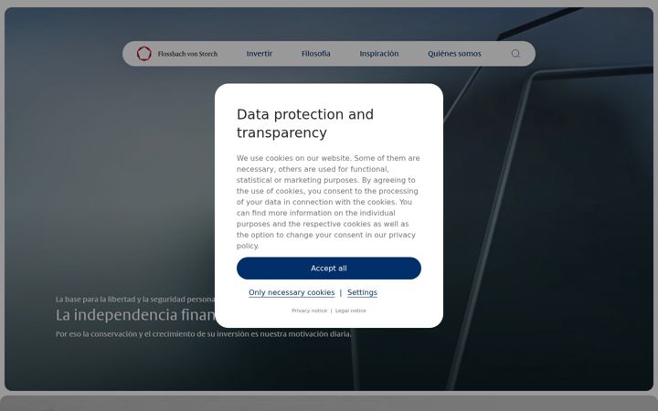 Screenshot of flossbachvonstorch.es