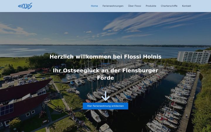 Snímek obrazovky flossiholnis.de