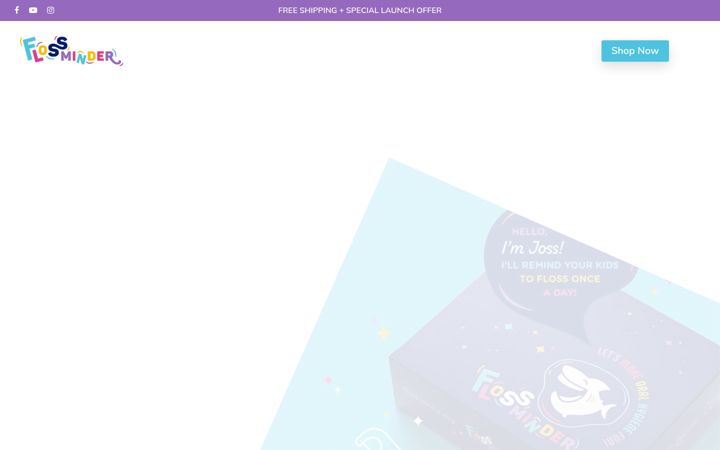 Screenshot of flossminder.com