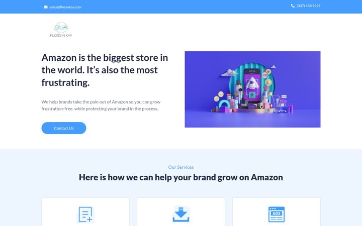 Screenshot of flossnkay.com
