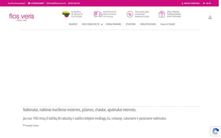 Screenshot von flosveris.lt
