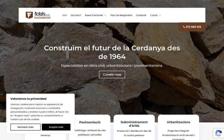 Screenshot von flotats.net