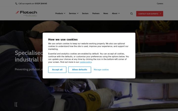 Screenshot von flotechps.com