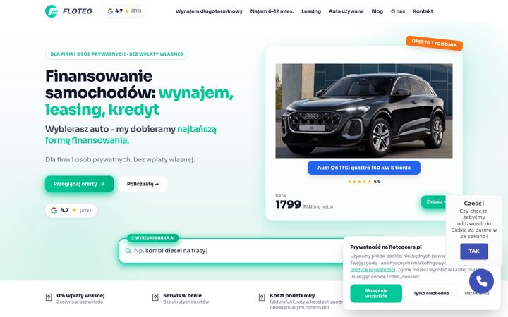 Screenshot of floteocars.pl