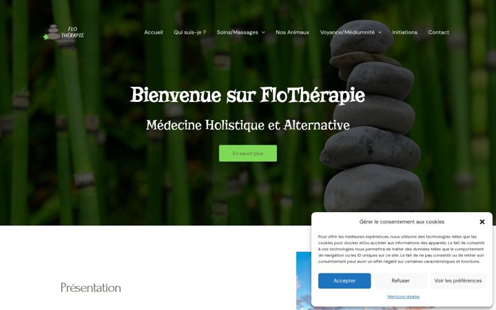 Screenshot of flotherapie.fr