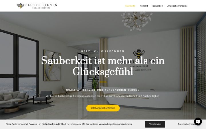 Screenshot von flottebienen.net