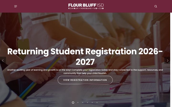 Screenshot of flourbluffschools.net
