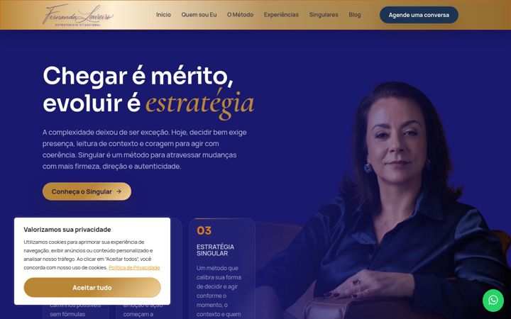 Екранна снимка на floureiro.com.br