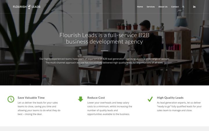 Képernyőkép: flourishleads.co.uk