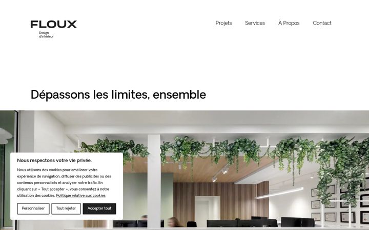 Screenshot of flouxdesign.com
