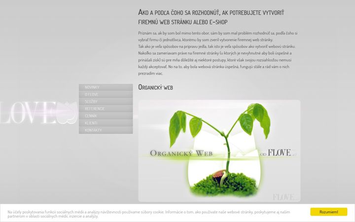 Screenshot of flove.sk