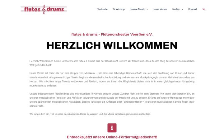 Screenshot ta' floveerssen.de