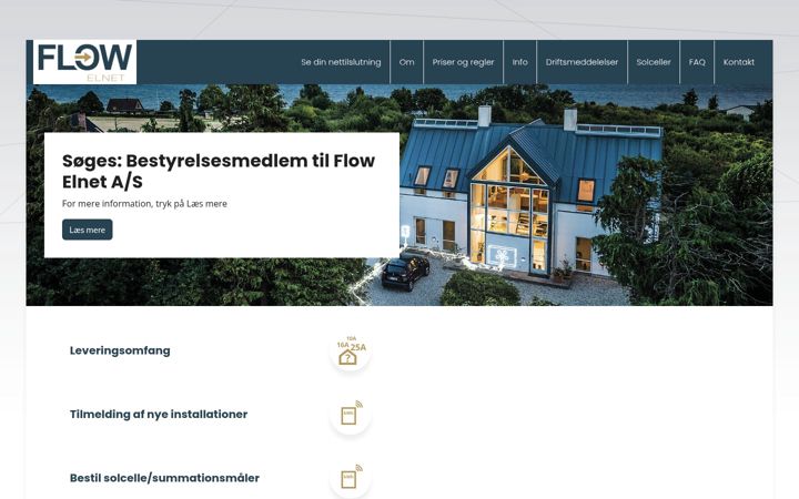 Screenshot of flow-elnet.dk