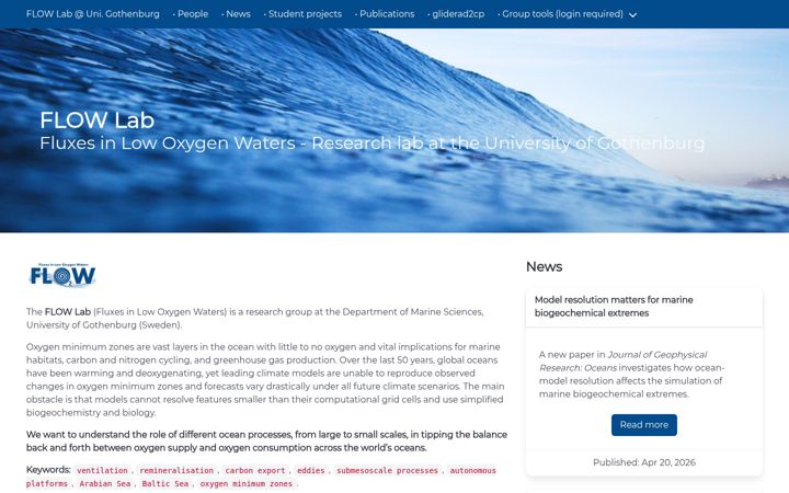 Screenshot of flow-lab.org
