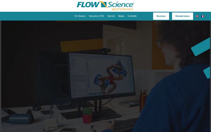 Captură de ecran a flow3d.it