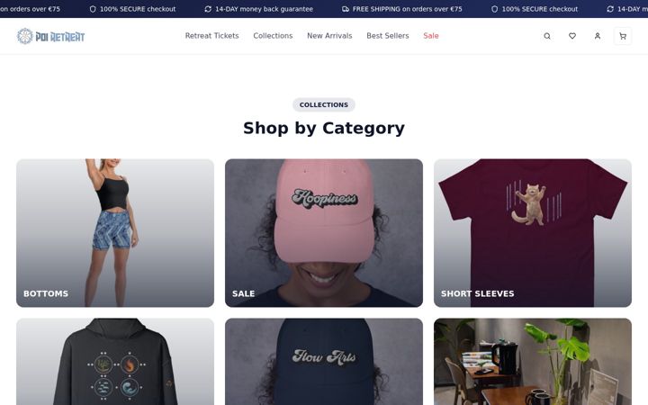 Screenshot of flowartsretreat.com