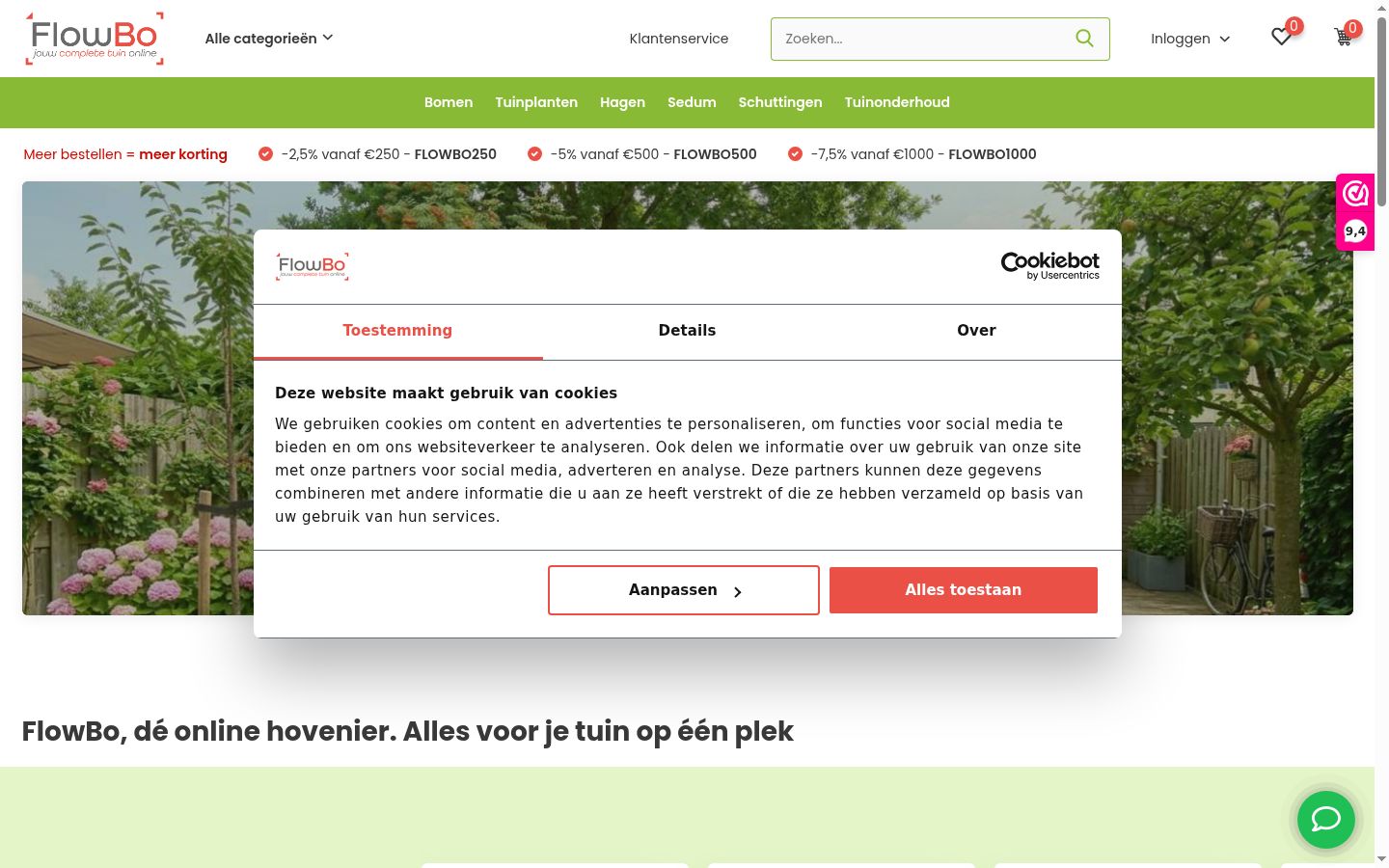 Ekraanipilt nõusolekubännerist, mida näidati enne mis tahes suhtlust